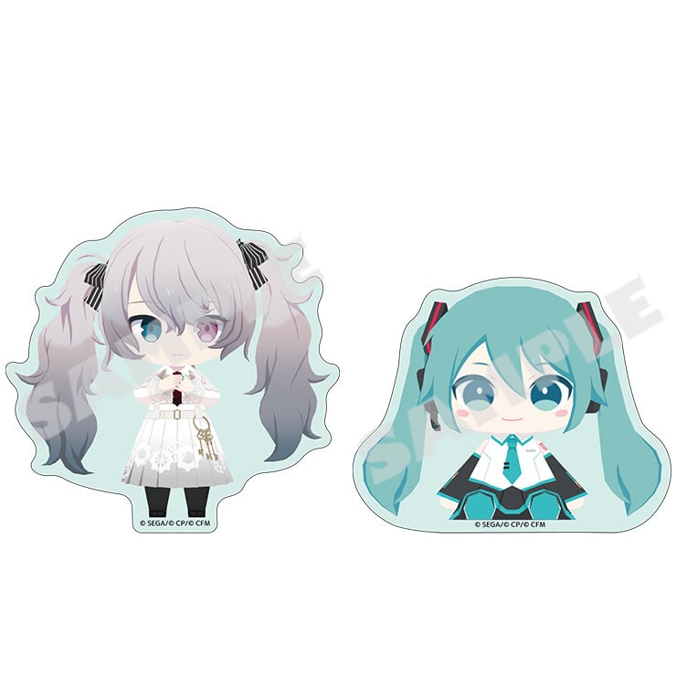Project Sekai MySekai Hatsune Miku two-sticker pack - character and plush designs