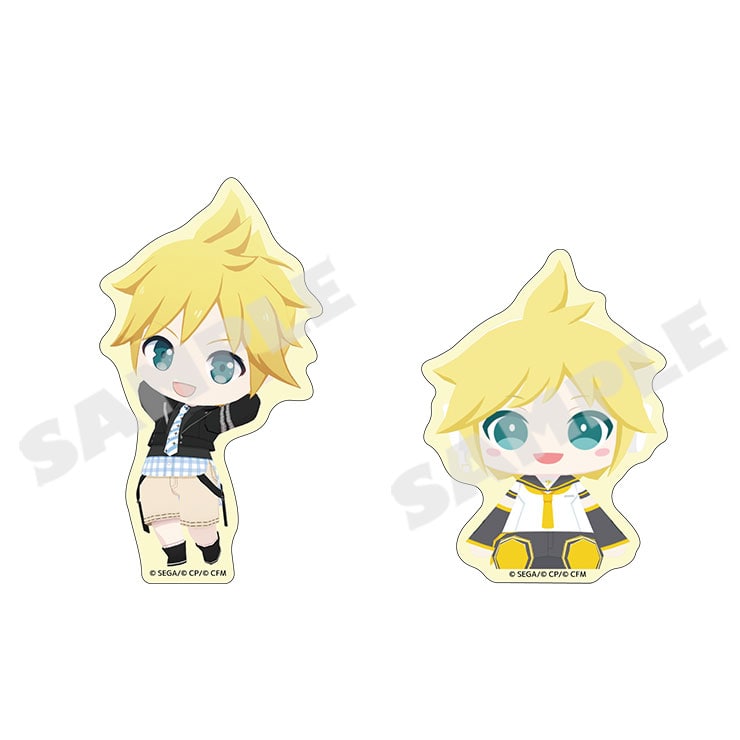 Project Sekai MySekai Kagamine Len two-sticker pack - character and plush designs