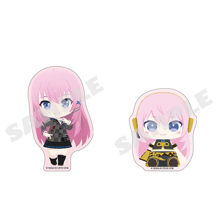 Project Sekai MySekai Megurine Luka two-sticker pack - character and plush designs
