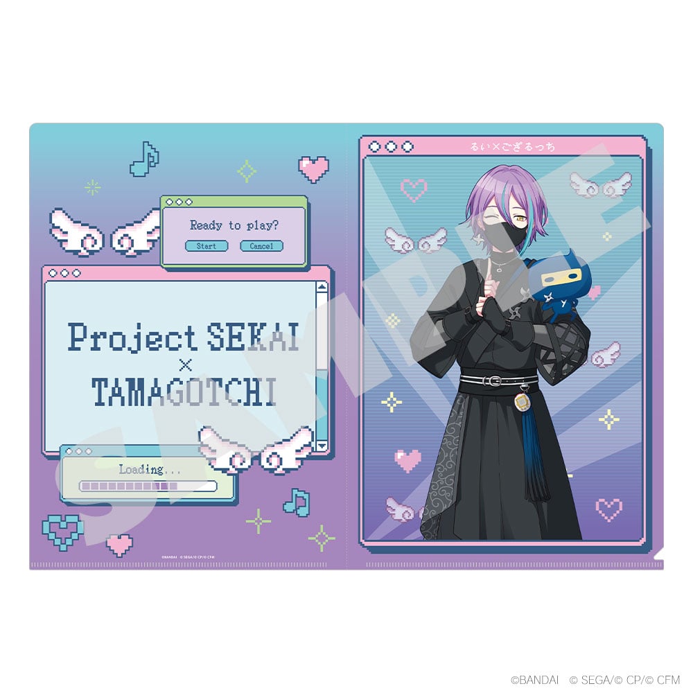 Project Sekai × Tamagotchi - A4 Clear Files - Rui Kamishiro × Gozarutchi