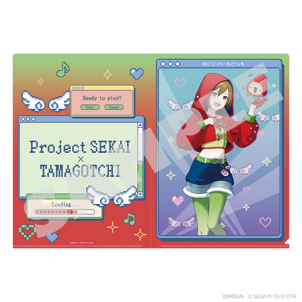 Project Sekai × Tamagotchi - A4 Clear Files - MEIKO × Ichigotchi