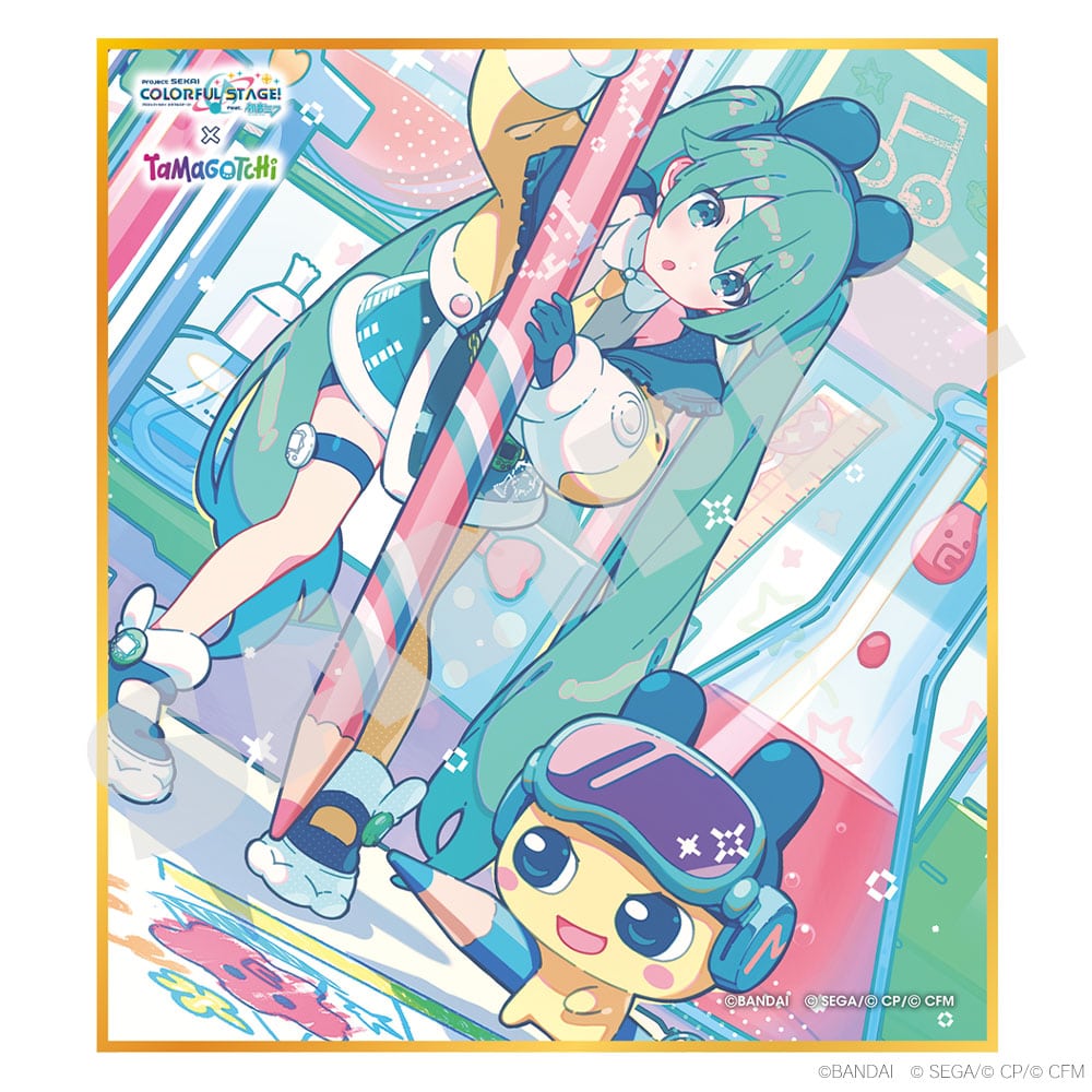Project Sekai Tamagotchi Collaboration mini shikishi, official collection image 2