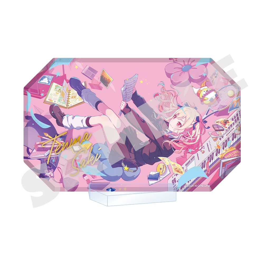 Project Sekai World Link Saki Tenma acrylic block stand
