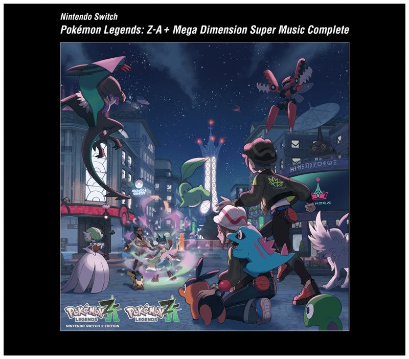 Pokémon Legends: Z-A + Mega Dimension - Super Music Complete 5CD - cover