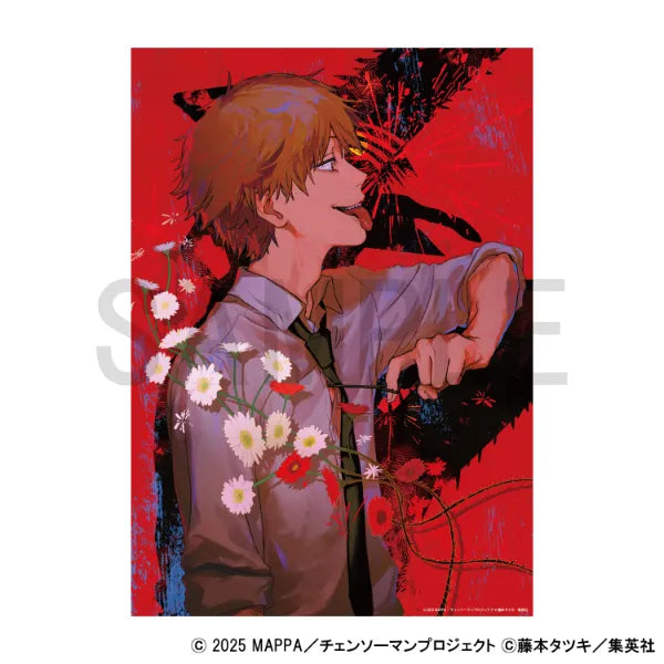 A3 Poster Newly Drawn Illustration Denji