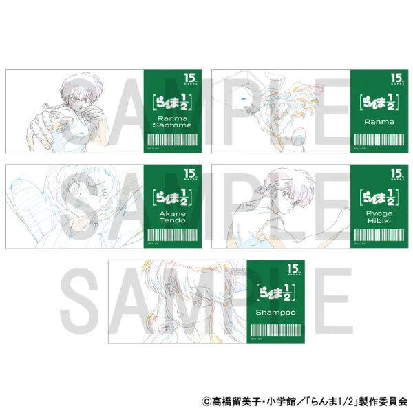 Original Artwork Blind Ticket-Style Clear Card [Ranma 1/2]