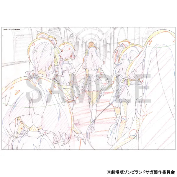Reproduction Original Artwork - Franchouchou back silhouette