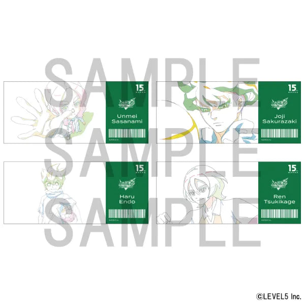 Original Artwork Blind Ticket-Style Clear Card