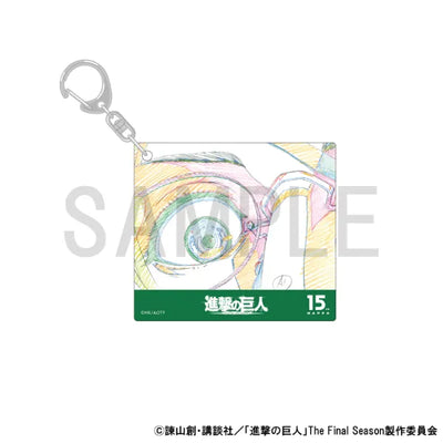 Original Artwork acrylic keychain [Attack on Titan The Final Season (Hange)]