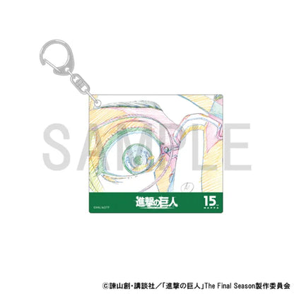 Original Artwork acrylic keychain [Attack on Titan The Final Season (Hange)]