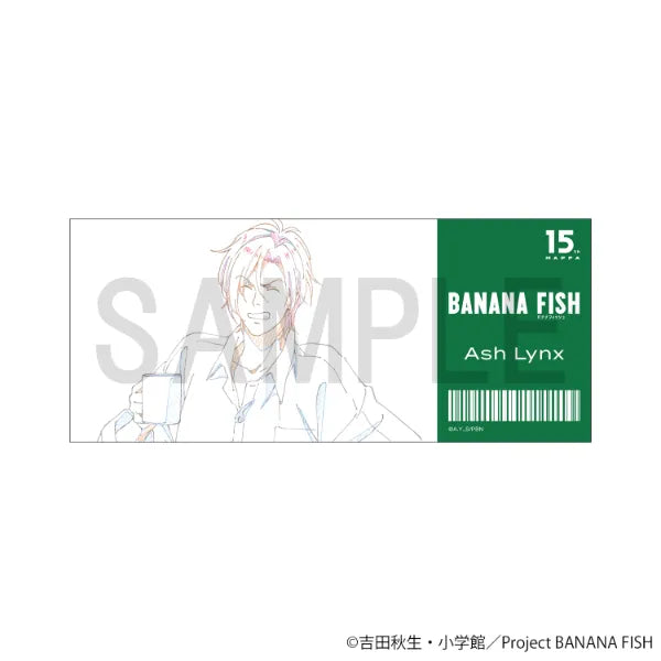 Original Artwork Ticket-Style Clear Card - Ash Lynx