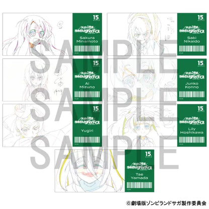 Original Artwork Blind Ticket-Style Clear Card