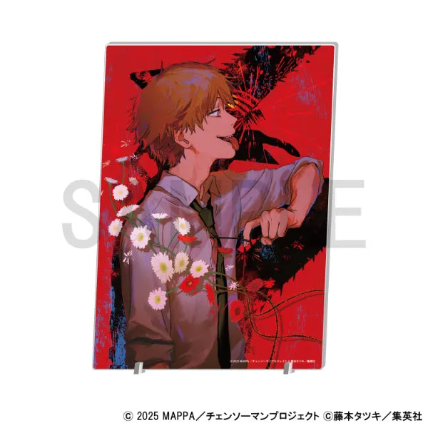 Acrylic Panel Newly Drawn Illustration Denji