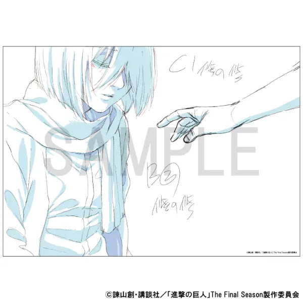 Reproduction of original artwork - Mikasa