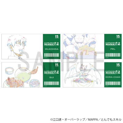 Original Artwork Blind Ticket-Style Clear Card