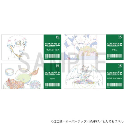 Original Artwork Blind Ticket-Style Clear Card