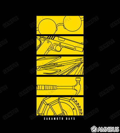 Sakamoto Days - Motif Oversized Unisex T-Shirt - official view 2