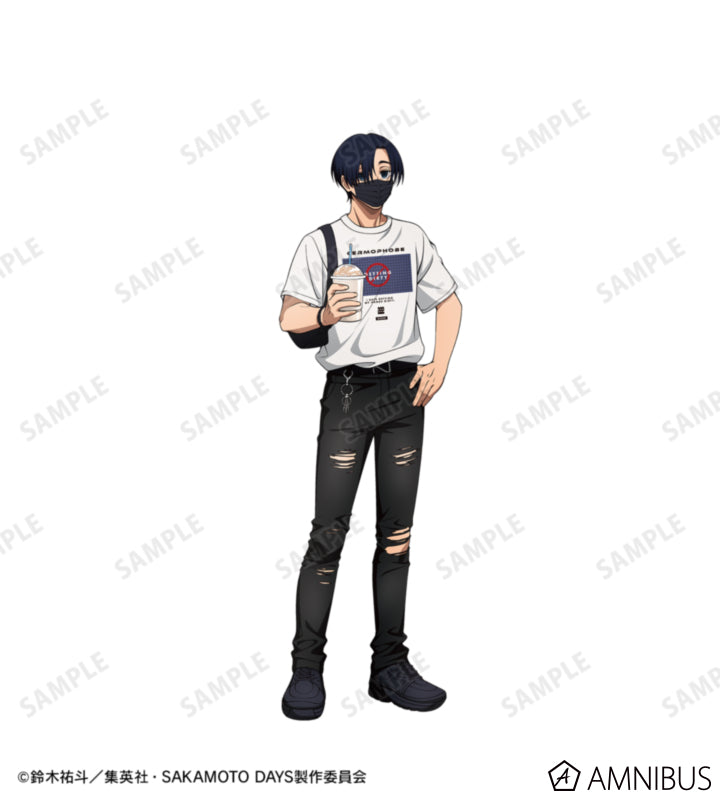 Sakamoto Days Shopping Ver. - Mafuyu Seba Unisex T-Shirt - official view 3