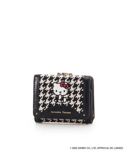 Sanrio Characters Other Product Line - Hello Kitty Clasp Folding Wallet Black - Official Product Photo 2