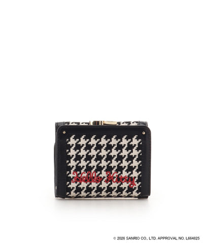 Sanrio Characters Other Product Line - Hello Kitty Clasp Folding Wallet Black - Official Product Photo 3
