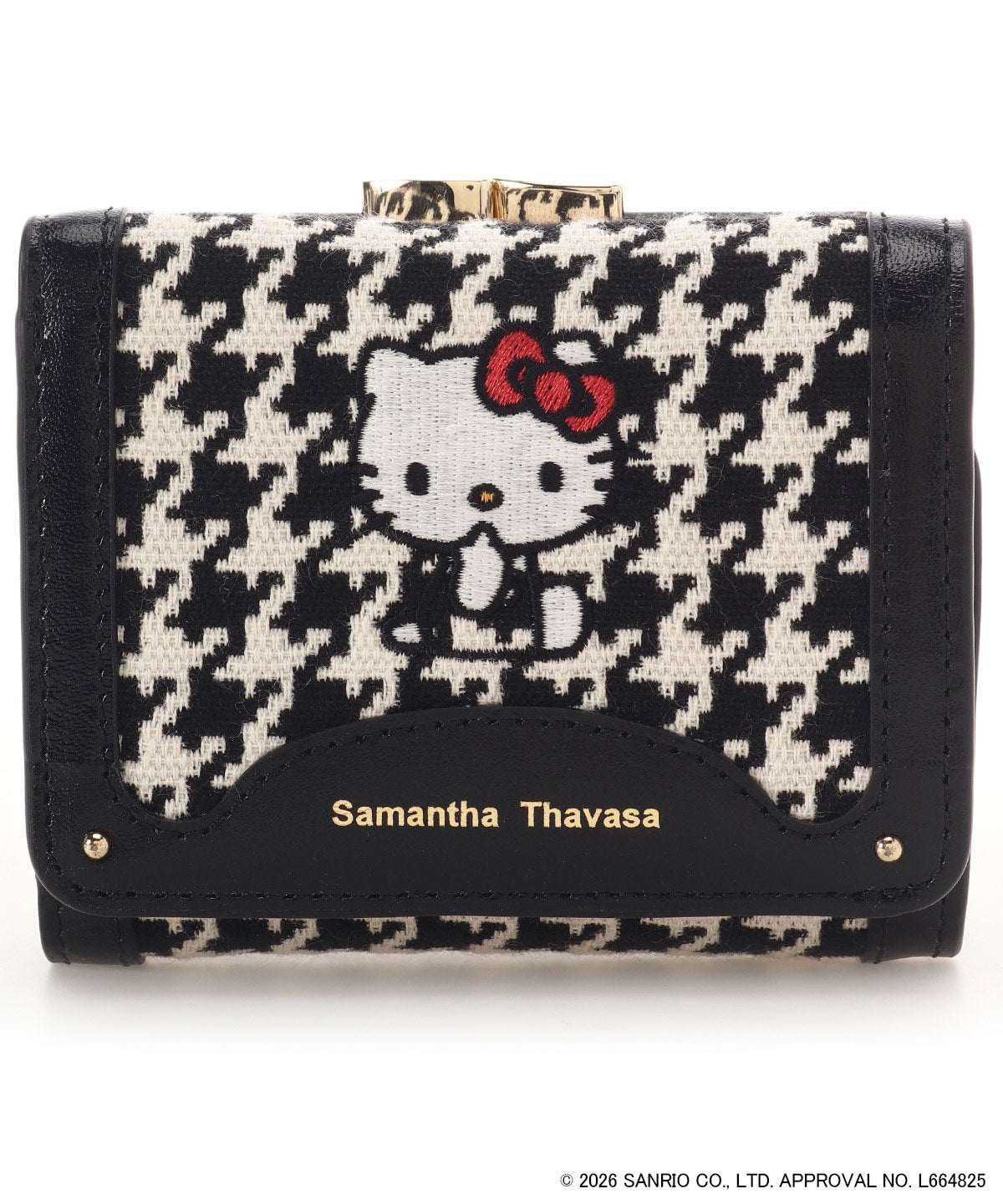 Sanrio Characters Other Product Line - Hello Kitty Clasp Folding Wallet Black - Official Product Photo 7