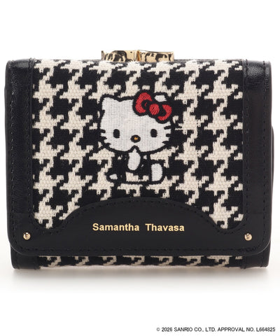 Sanrio Characters Other Product Line - Hello Kitty Clasp Folding Wallet Black - Official Product Photo 7