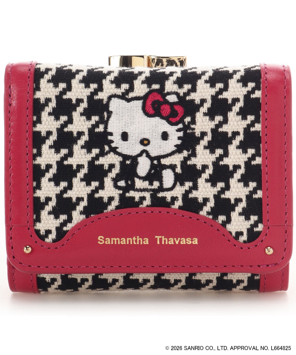 Sanrio Characters Other Product Line - Hello Kitty Clasp Folding Wallet Pink - Official Product Photo 7