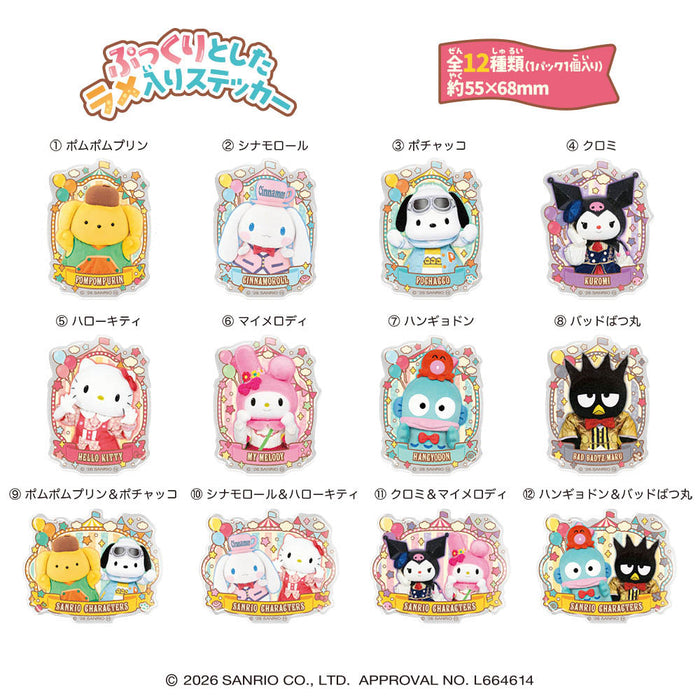 Sanrio Live Action Kirapuru Stickers with Gum - 12-Pack Box – JumpIchiban