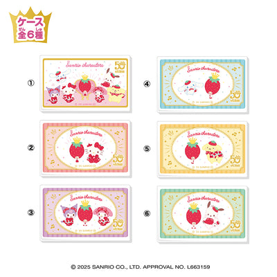Sanrio Strawberry News LOVELETS 2 - sample lineup of six candy case designs