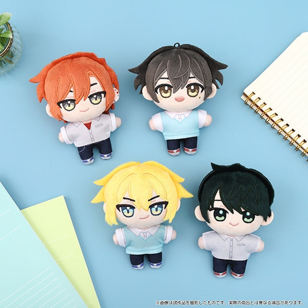 Sasaki and Miyano Nui Pal plush mascots, all four characters