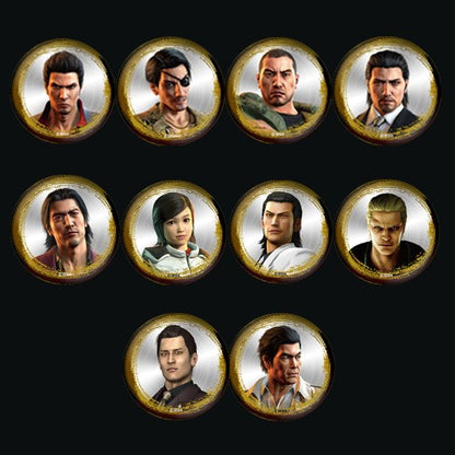 Yakuza Premium Select Vol. 1 metal can badge blind pack