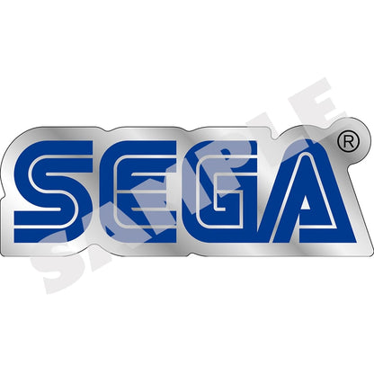 Official SEGA logo BIG die-cut metallic sticker