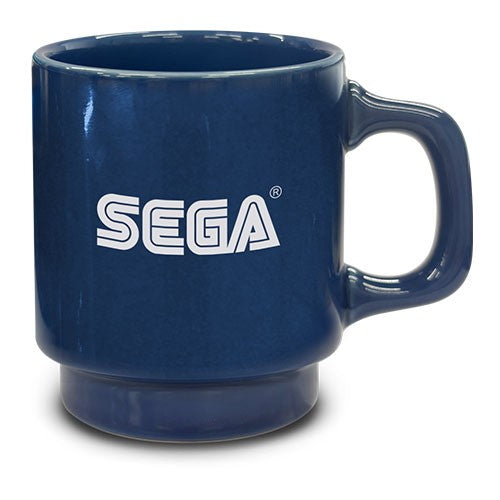 SEGA Logo vintage mug, navy, front view