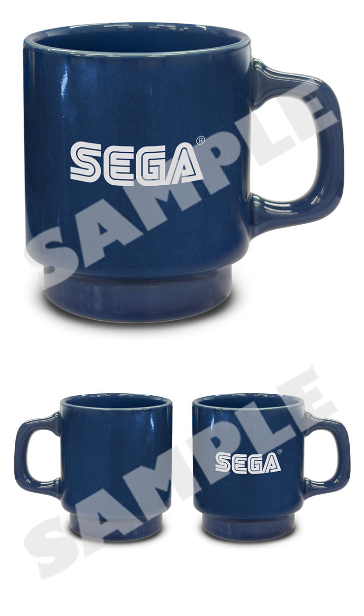 SEGA Logo vintage mug, navy, alternate view