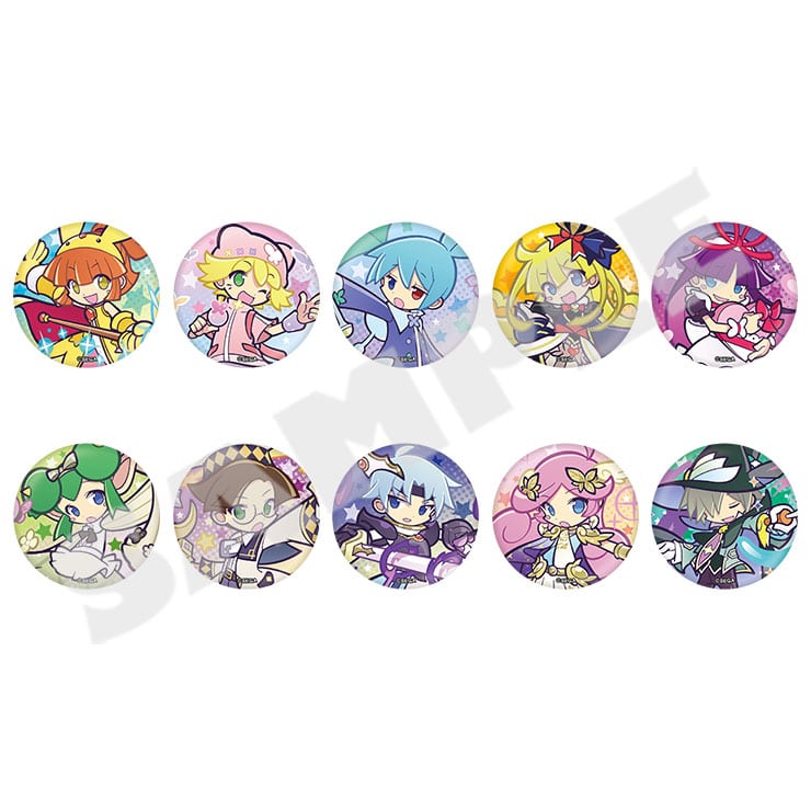 Puyo Puyo Quest can badge designs