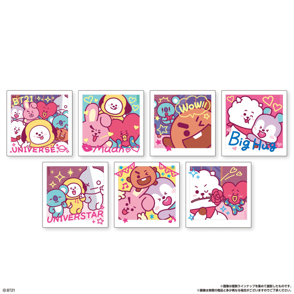 BT21 Die-Cut Sticker Snacks - Box (10 Packs) RANDOM - official product image 2