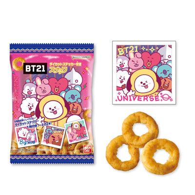 BT21 Die-Cut Sticker Snacks - Box (10 Packs) RANDOM - official product image 1