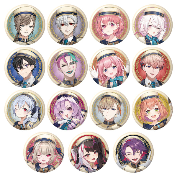 NIJISANJI Can Badge Biscuits - Box (12 Packs) RANDOM - official product image 2