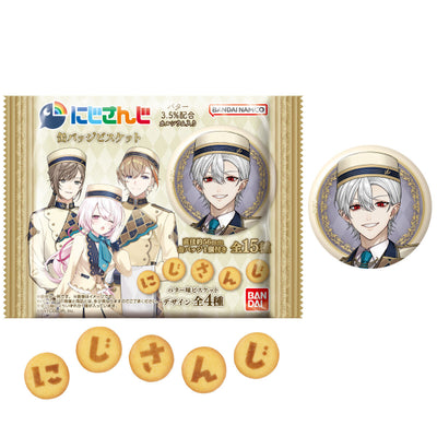 NIJISANJI Can Badge Biscuits - Box (12 Packs) RANDOM - official product image 1