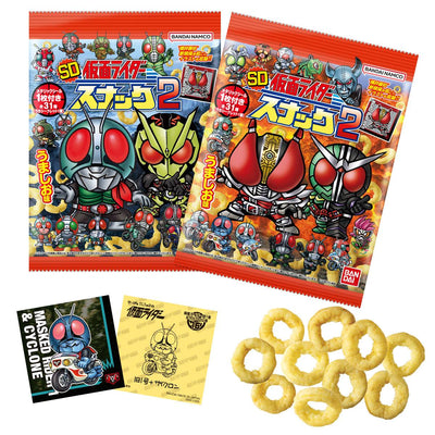SD Kamen Rider Snacks Vol.2 - Snack & Sticker Box (10 Packs) RANDOM - Japanese packaging