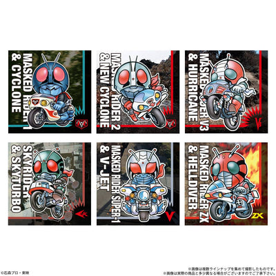 SD Kamen Rider Snacks Vol.2 - Snack & Sticker Box (10 Packs) RANDOM - collectible design samples