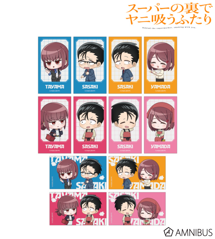 Chibi Illustration Card BOX (12 Packs) - official product overview - Smoking Behind the Supermarket with You