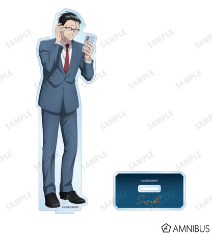 Sasaki BIG Acrylic Stand Ver. A - official product view 2 - Smoking Behind the Supermarket with You