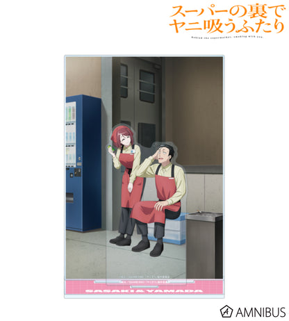 Sasaki & Yamada Acrylic Diorama Stand - official product overview - Smoking Behind the Supermarket with You