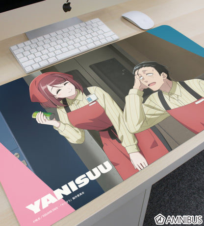 Sasaki & Yamada Multi Desk Mat - official product view 2 - Smoking Behind the Supermarket with You