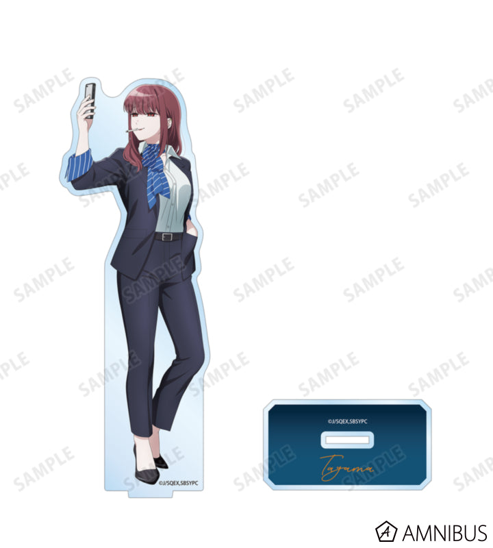 Tayama BIG Acrylic Stand - official product view 2 - Smoking Behind the Supermarket with You