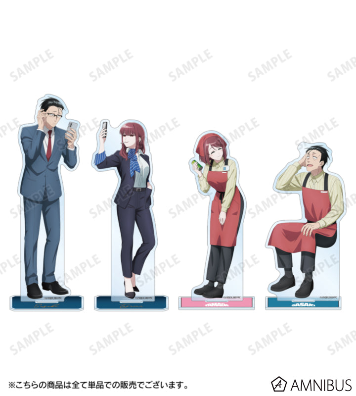 Tayama BIG Acrylic Stand - official product view 3 - Smoking Behind the Supermarket with You