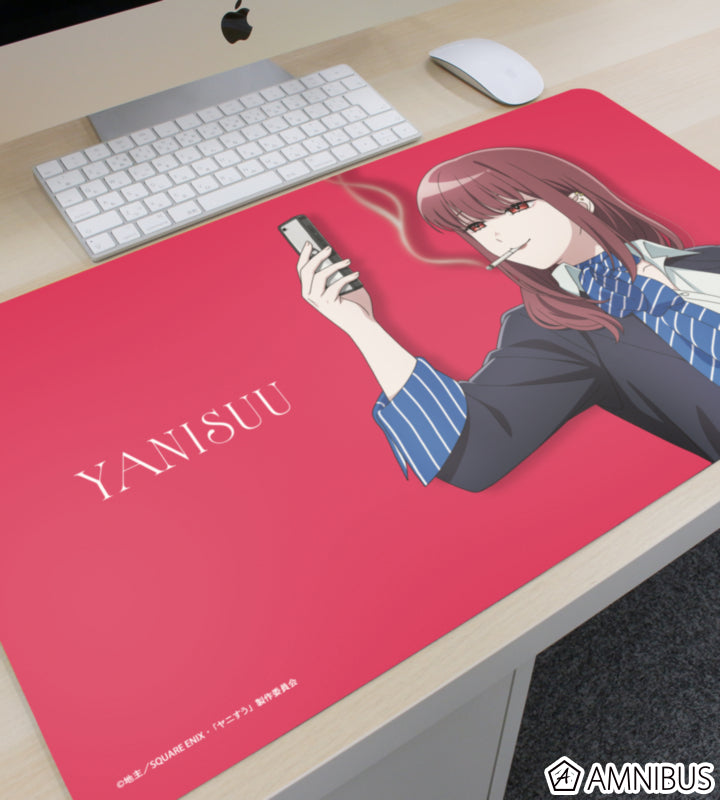 Tayama Multi Desk Mat - official product view 2 - Smoking Behind the Supermarket with You