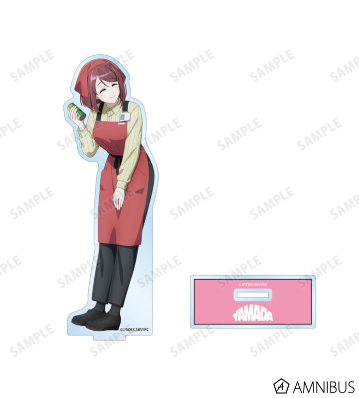 Yamada BIG Acrylic Stand - official product view 2 - Smoking Behind the Supermarket with You