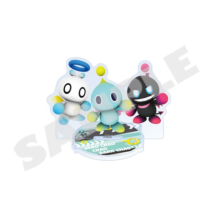 Sonic the Hedgehog acrylic stand - Chao with character base